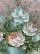 安妮 花卉 油画